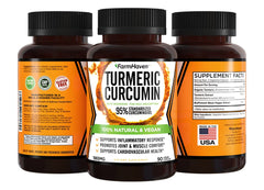 Turmeric Curcumin with 95% curcuminoids highlight