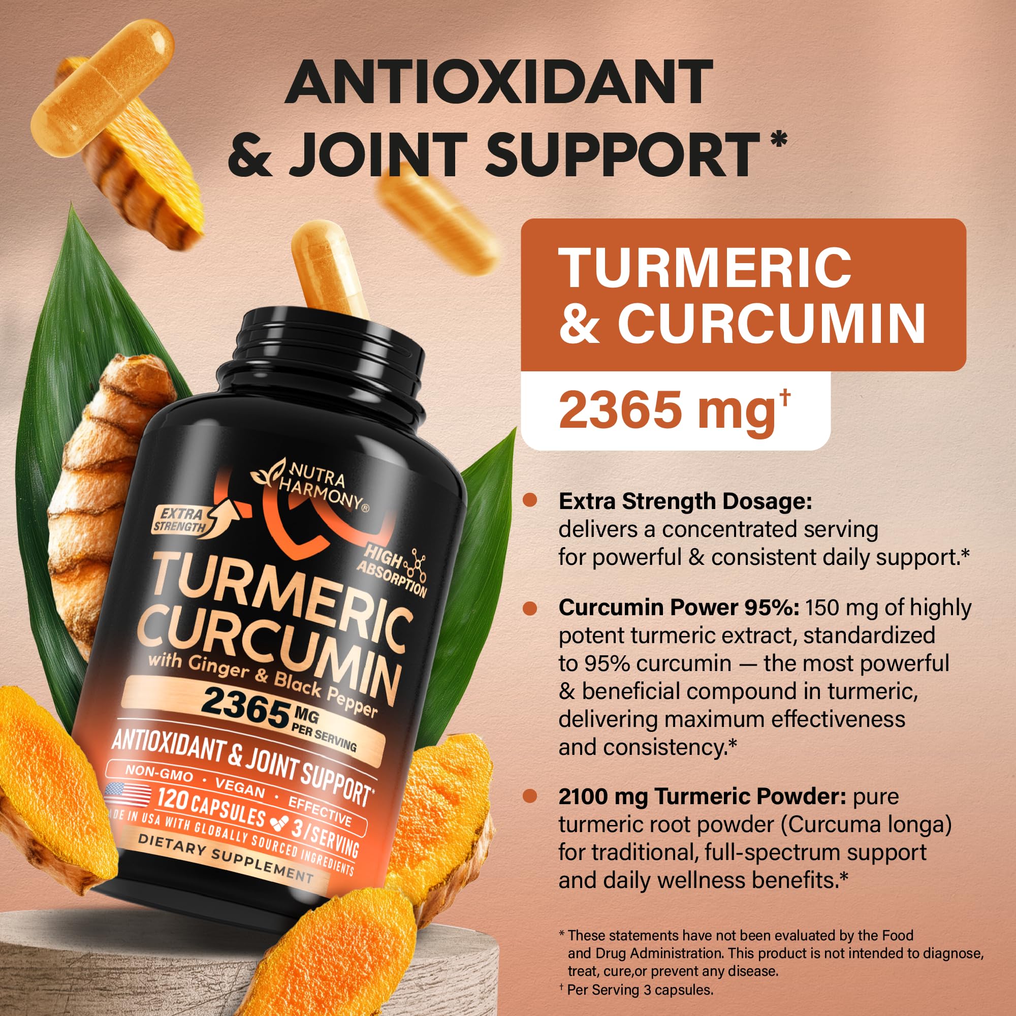 Turmeric extract with 95% Curcuminoids