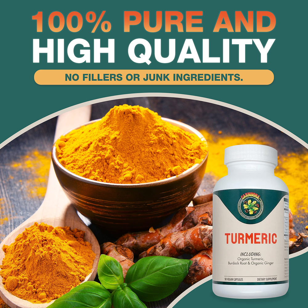 Graphic showing enhanced curcumin absorption with black pepper