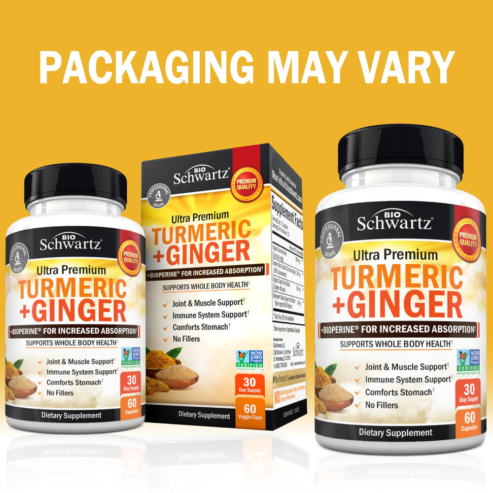 Close-up of turmeric root powder and ginger root