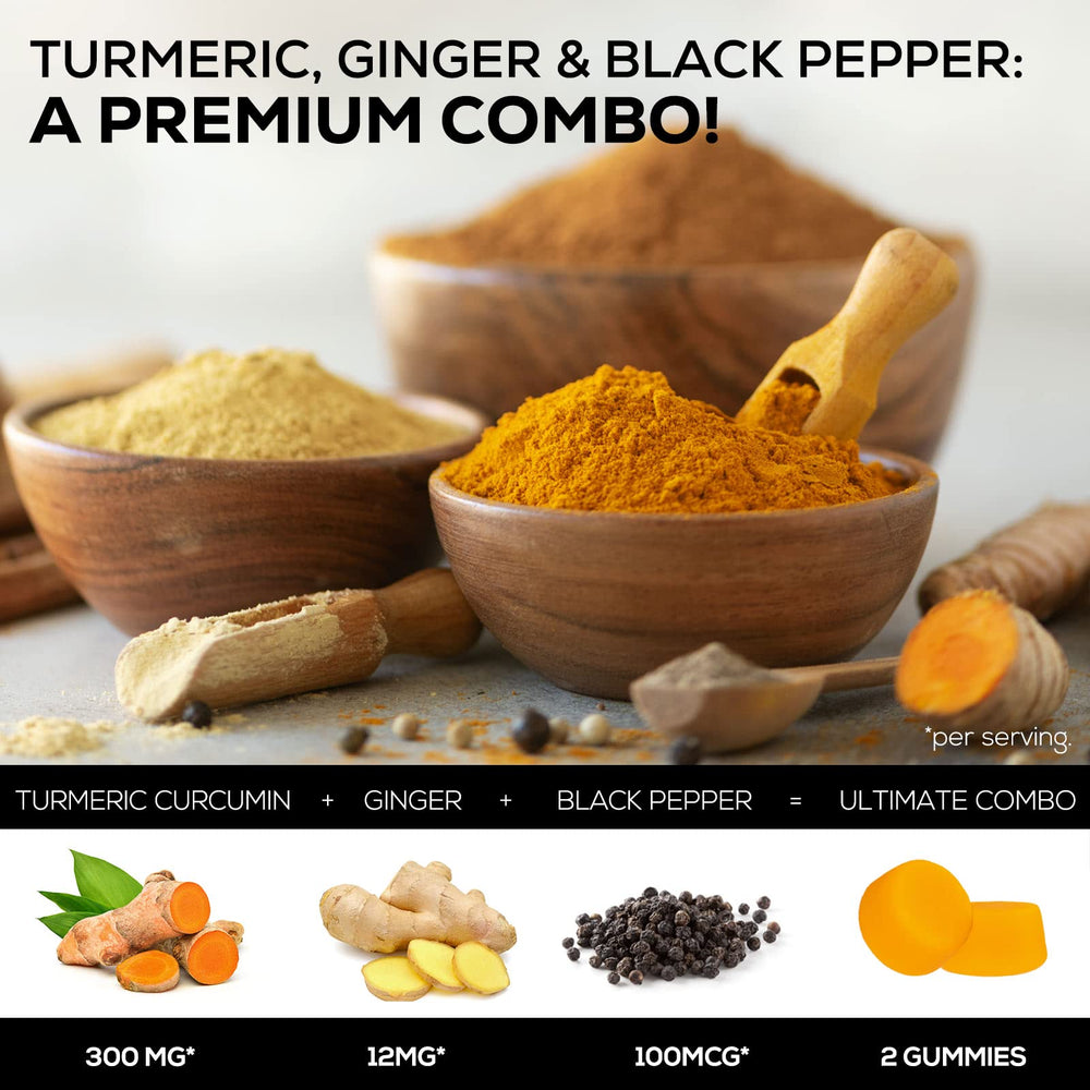 Gummies with black pepper for enhanced absorption