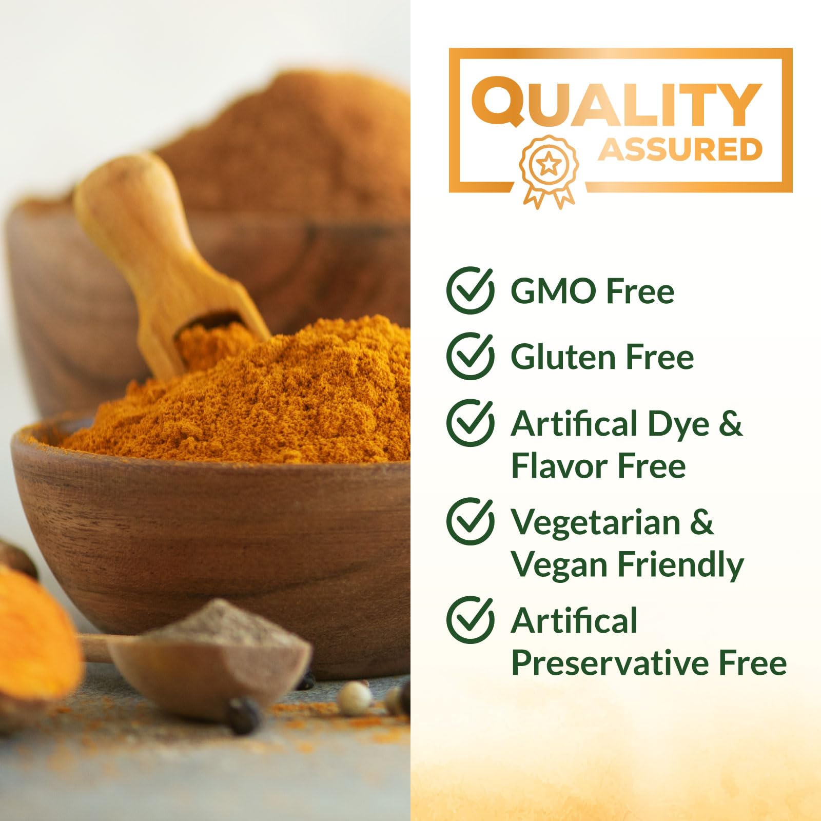 Gluten-free turmeric curcumin gummies packaging
