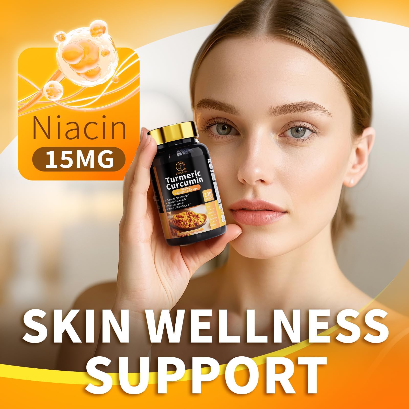 Graphic showing skin wellness and immune support