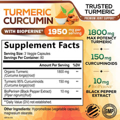 Close-up of organic turmeric root and powder