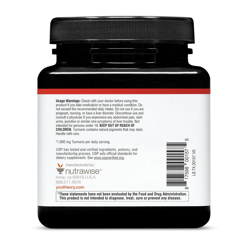 Graphic showing turmeric with 95% total curcuminoids content