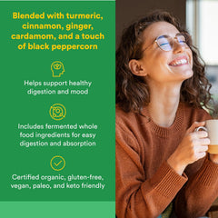 Turmeric and ginger spice blend ingredients