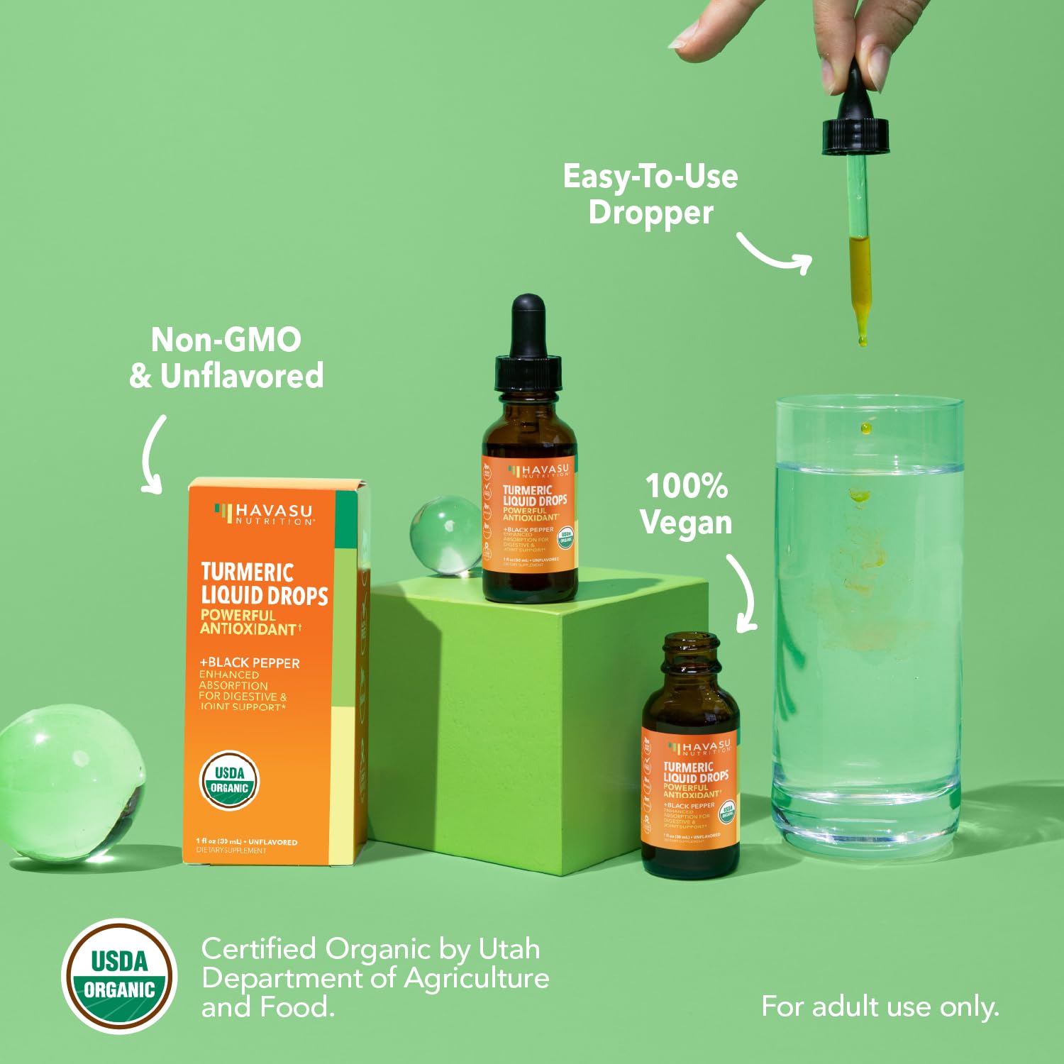 Graphic representing enhanced absorption from black pepper