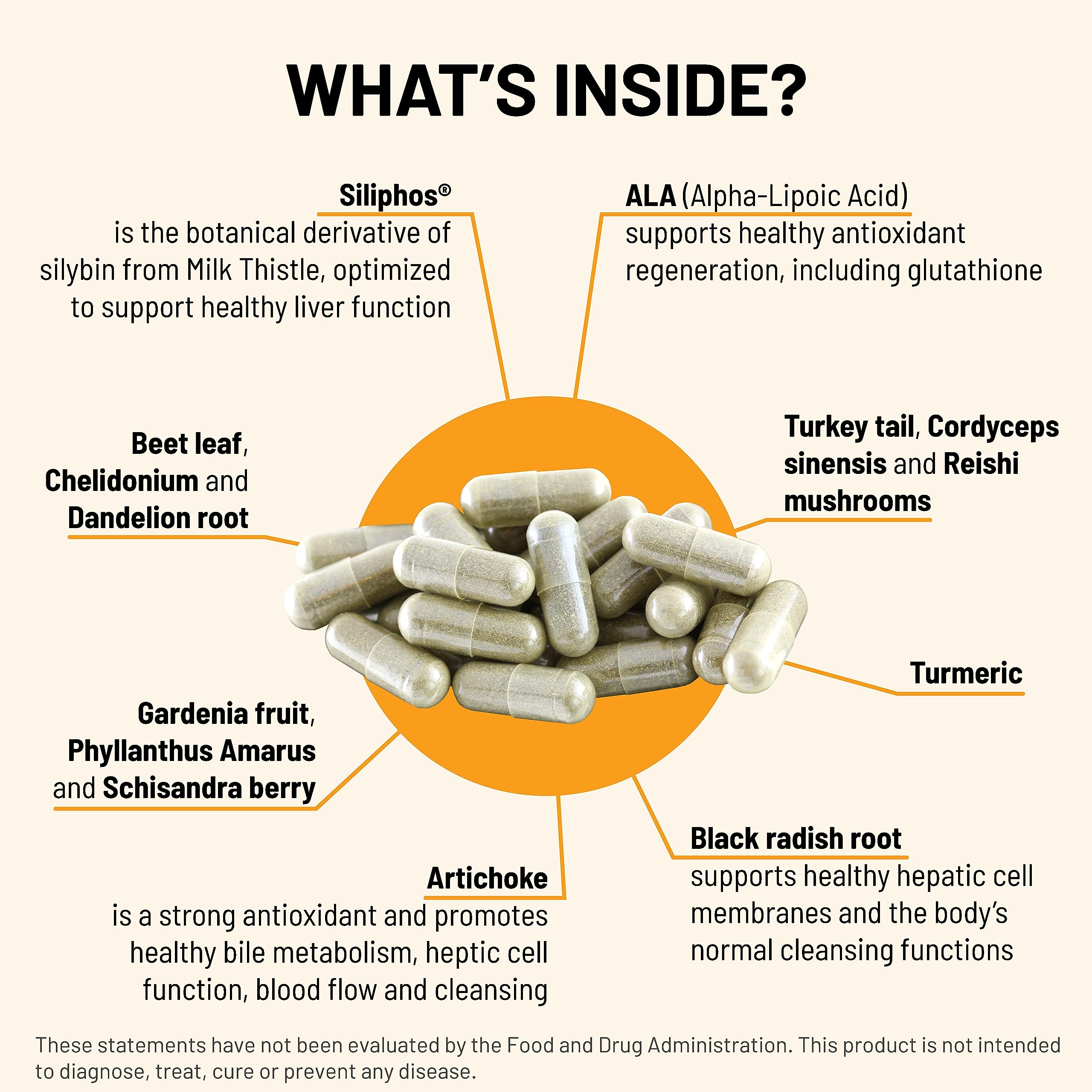 Turmeric and mushroom blend used in Liver C