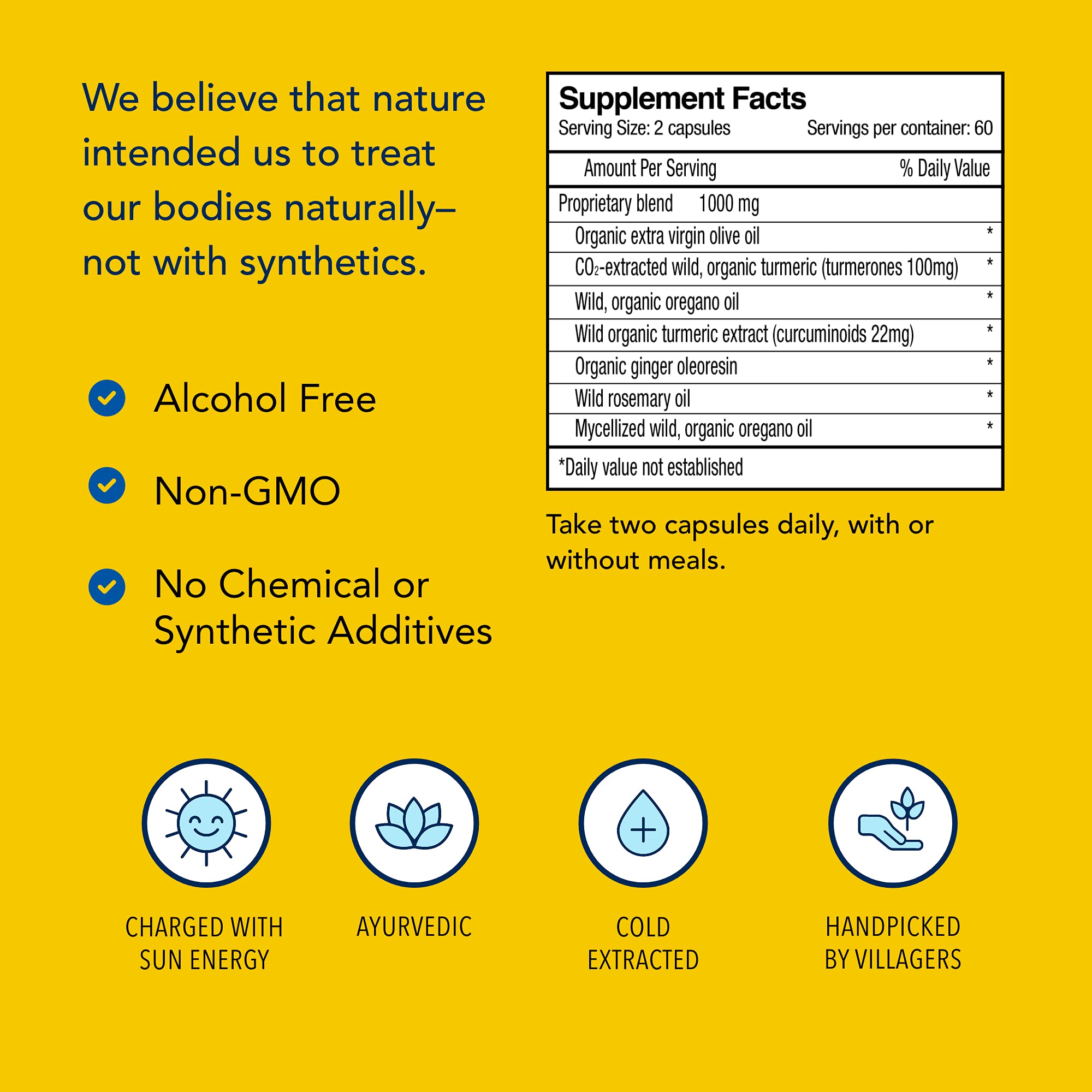 Turmeric Power-Plus Gels bottle with cap