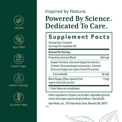Turmeric root extract and black pepper extract