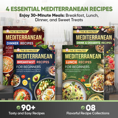 TUSGOR Mediterranean desserts brochure showcases satisfying antioxidant-rich sweet options.