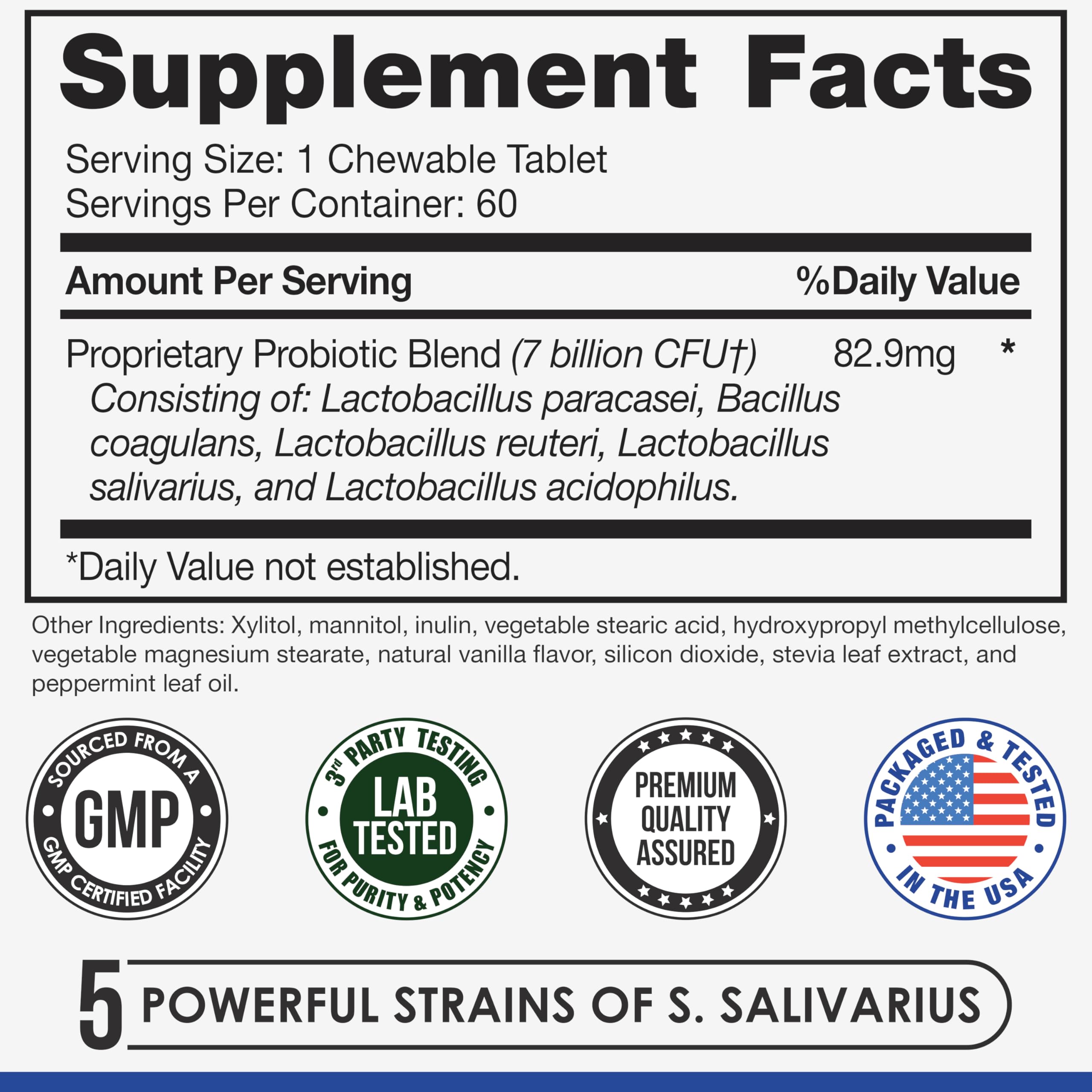 Box of Tuthi Oral Probiotics for adults