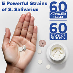 60 lozenges blister pack for Tuthi Oral Probiotics