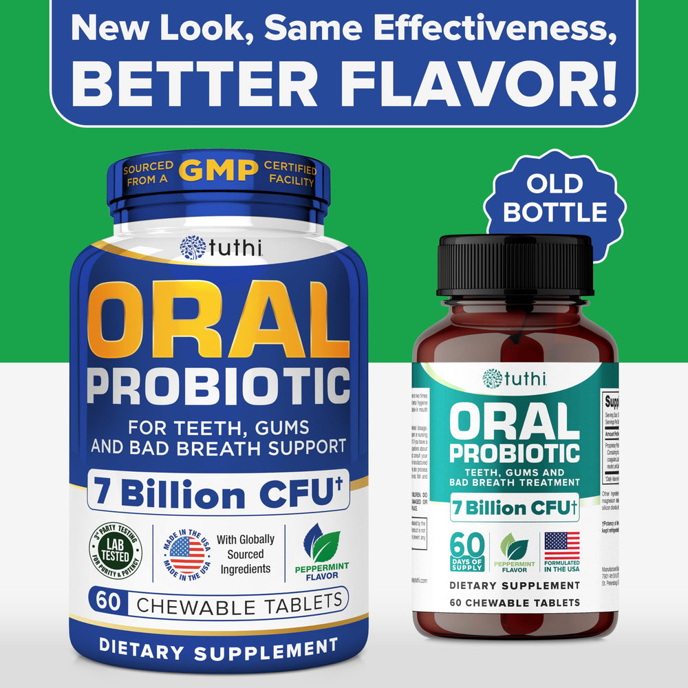 Concept image depicting oral and heart health benefits