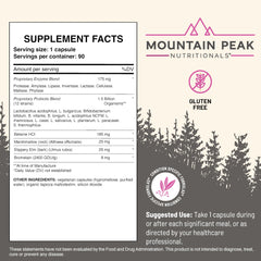 Graphic of a 12-strain probiotic blend