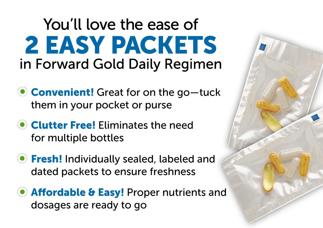 Twice-daily packets for easy dosing