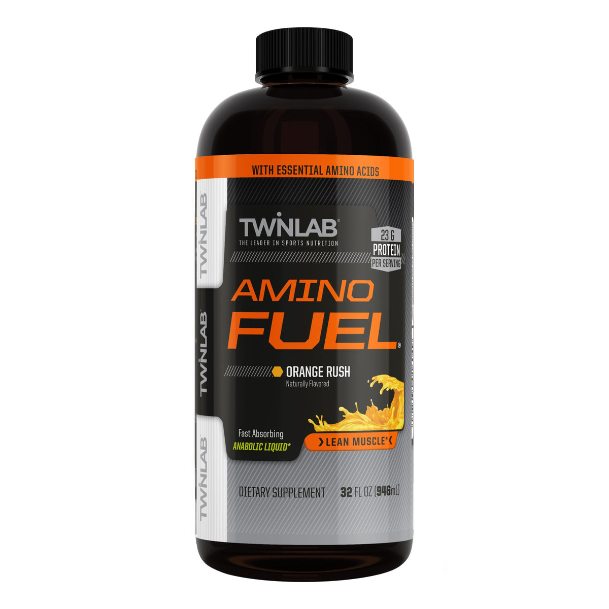 Twinlab Amino Fuel bottle – Orange Rush flavor