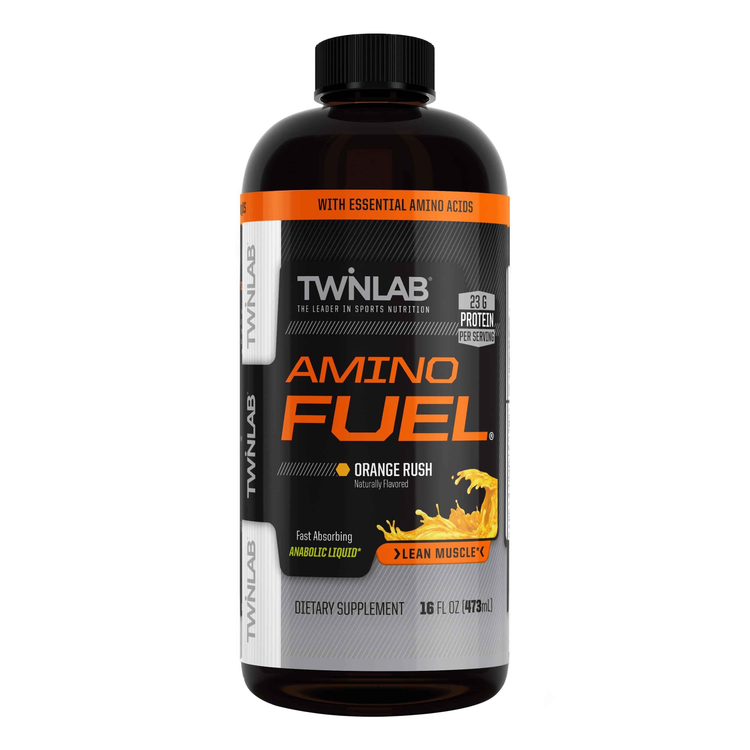 Twinlab Amino Fuel Orange Rush 16 oz bottle