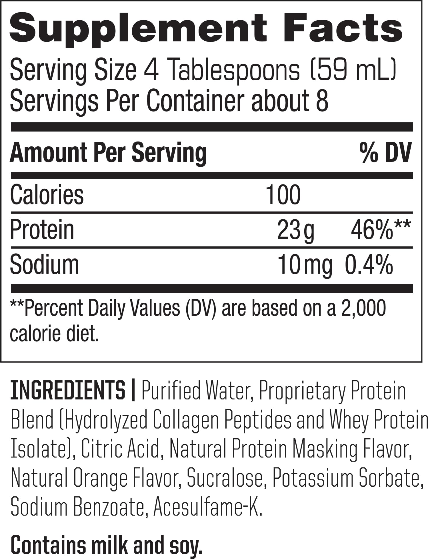 Close-up of Twinlab Amino Fuel Orange Rush label
