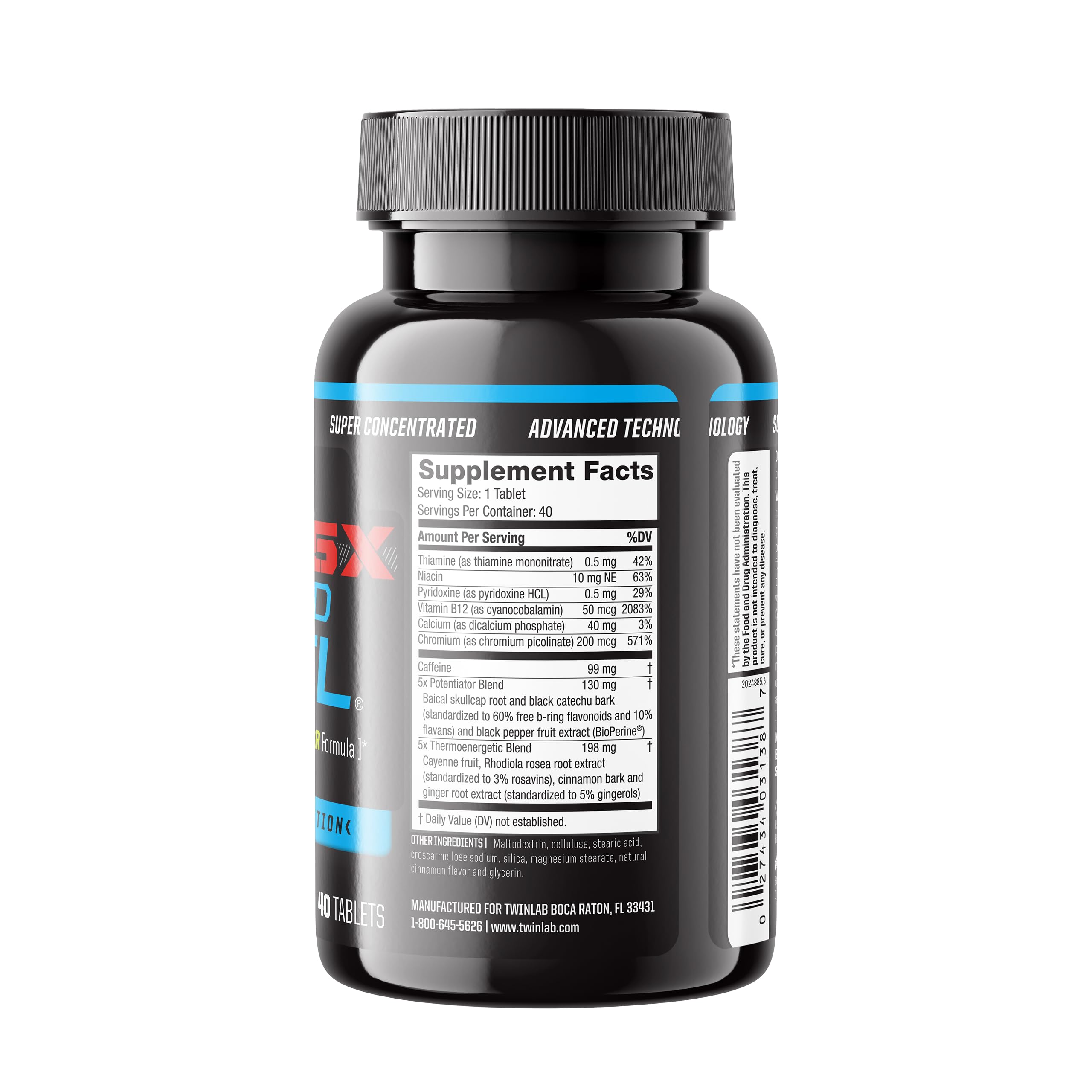 Twinlab Ripped Fuel tablets close-up emphasizes endurance and focus benefits