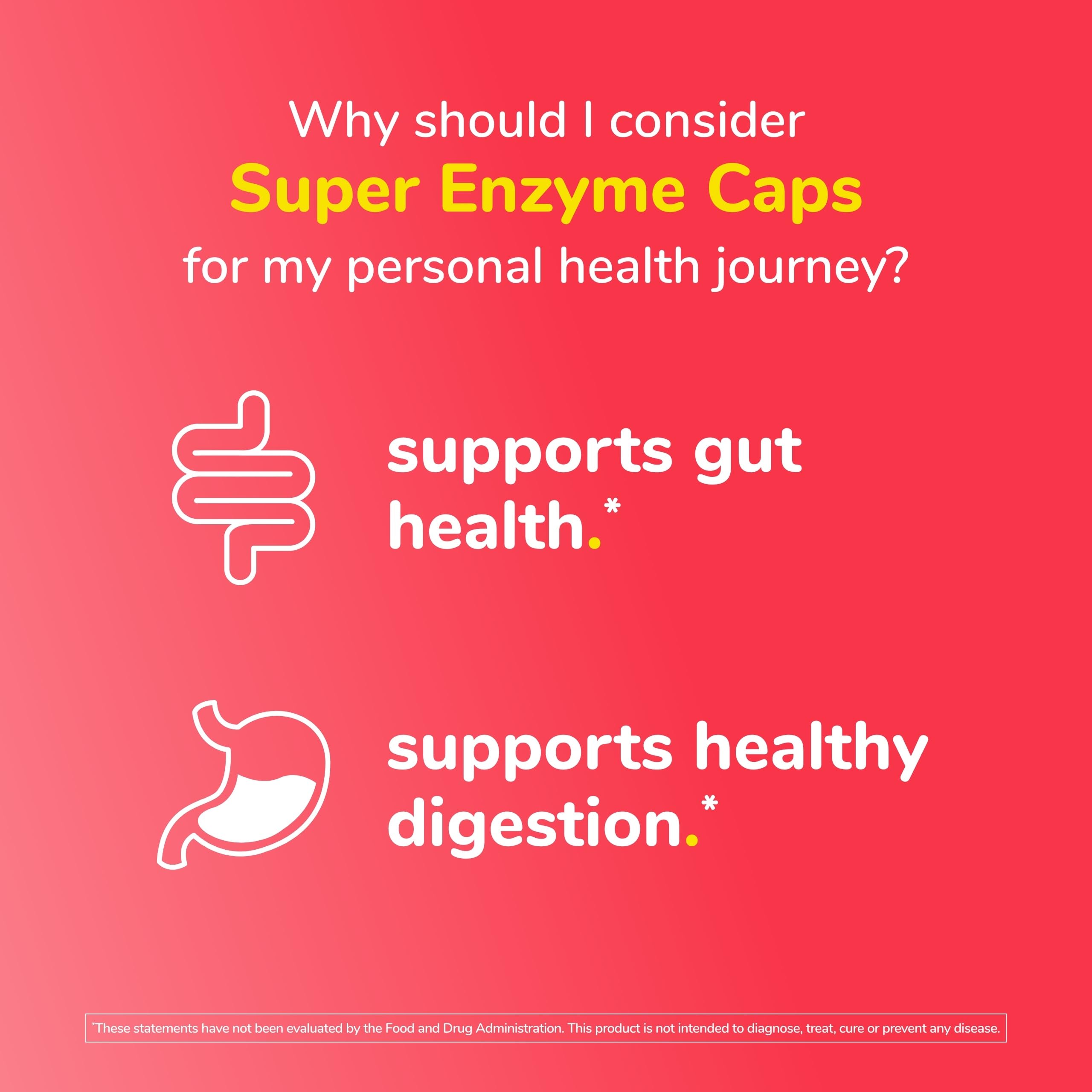 Bloating relief and gut support messaging for Twinlab caps