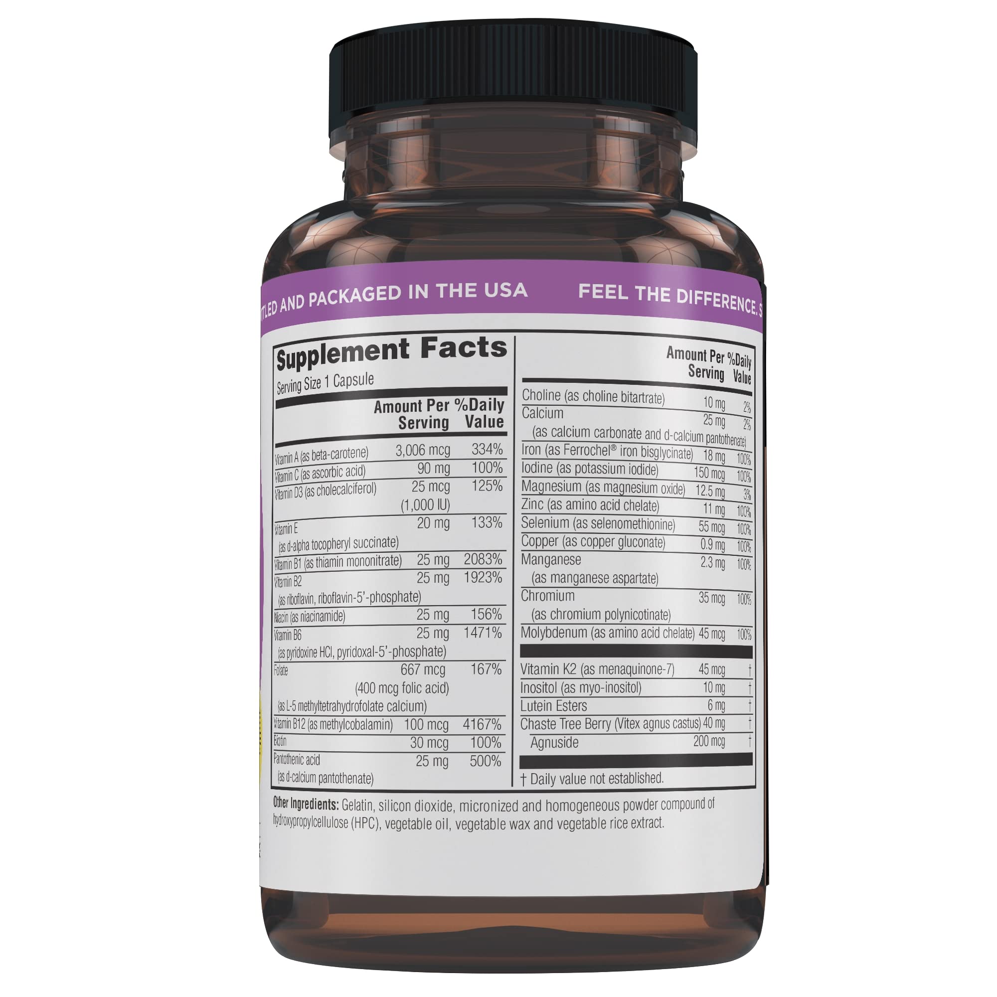 Capsules of Twinlab TWL Women's Daily One multivitamin