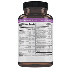 Close-up of the label on Twinlab TWL Women's Daily One 60 ct bottle