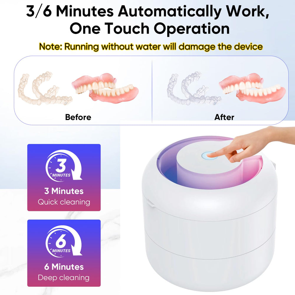 Display showing two cleaning modes