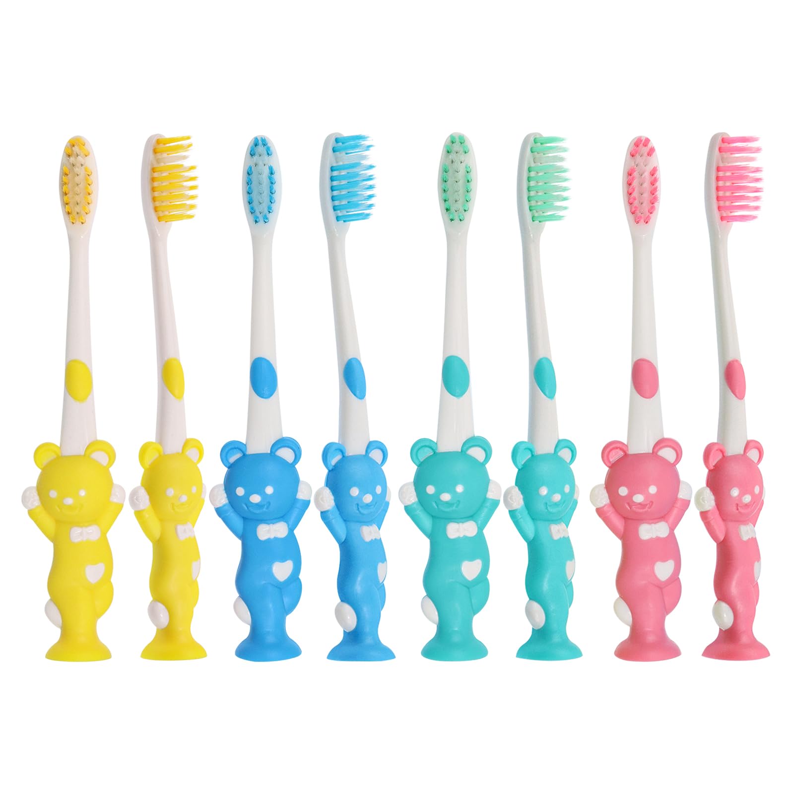 Two-color bundle of kids toothbrushes
