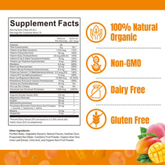 Two tablespoons daily serving shown with measuring spoon