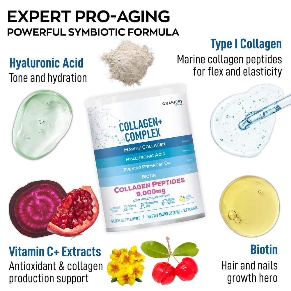 Illustration of Type I hydrolyzed marine collagen peptides