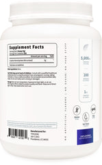 Ingredients and specifications for Type Zero Creatine Monohydrate