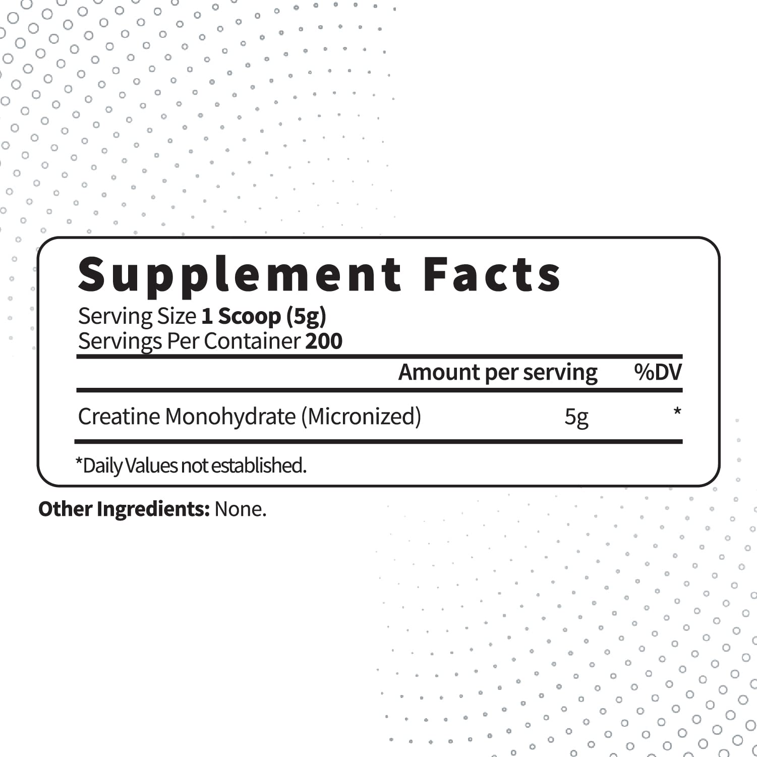 Micronized creatine monohydrate powder