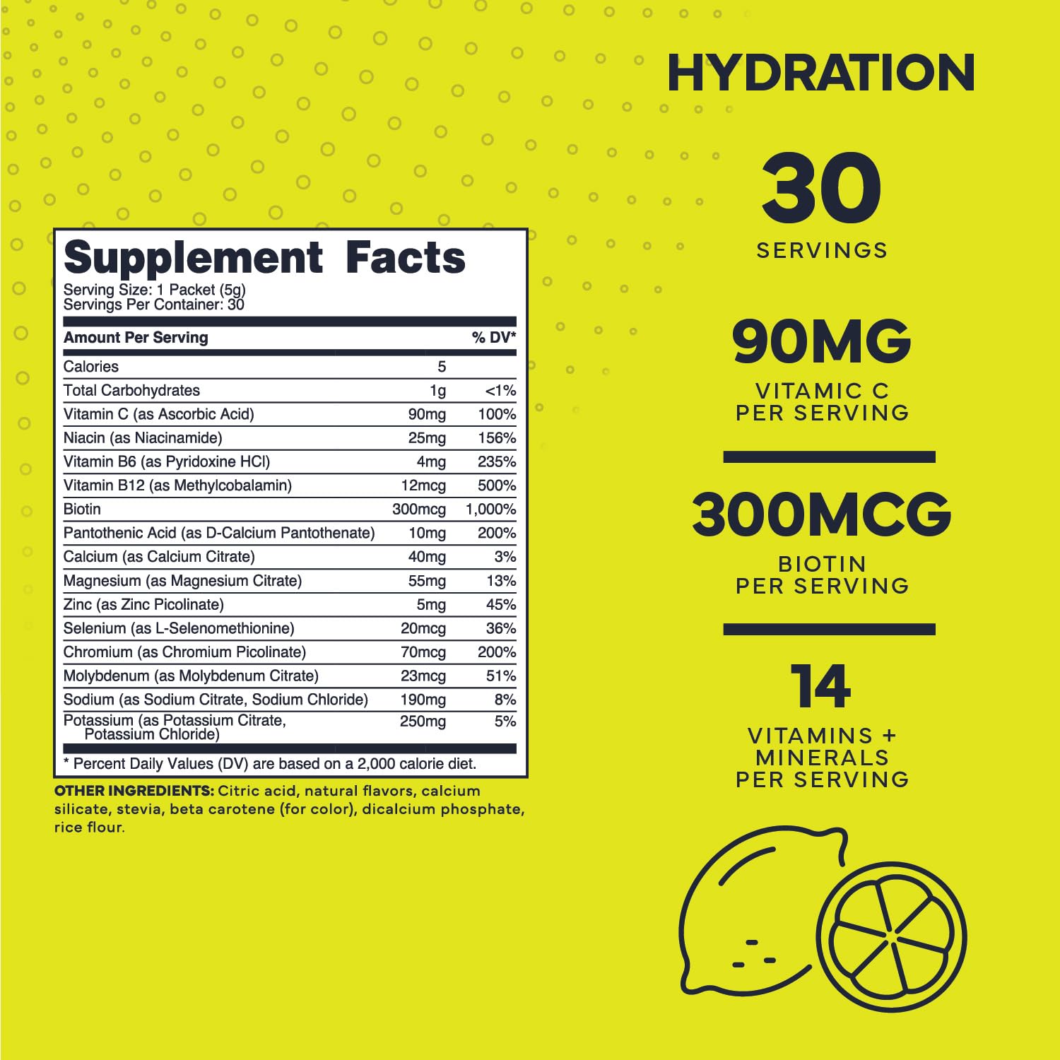 Type Zero electrolytes packet close-up highlighting electrolyte replenishment for workouts.