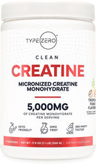 Type Zero Creatine Monohydrate Powder Tropical Punch 500g front label