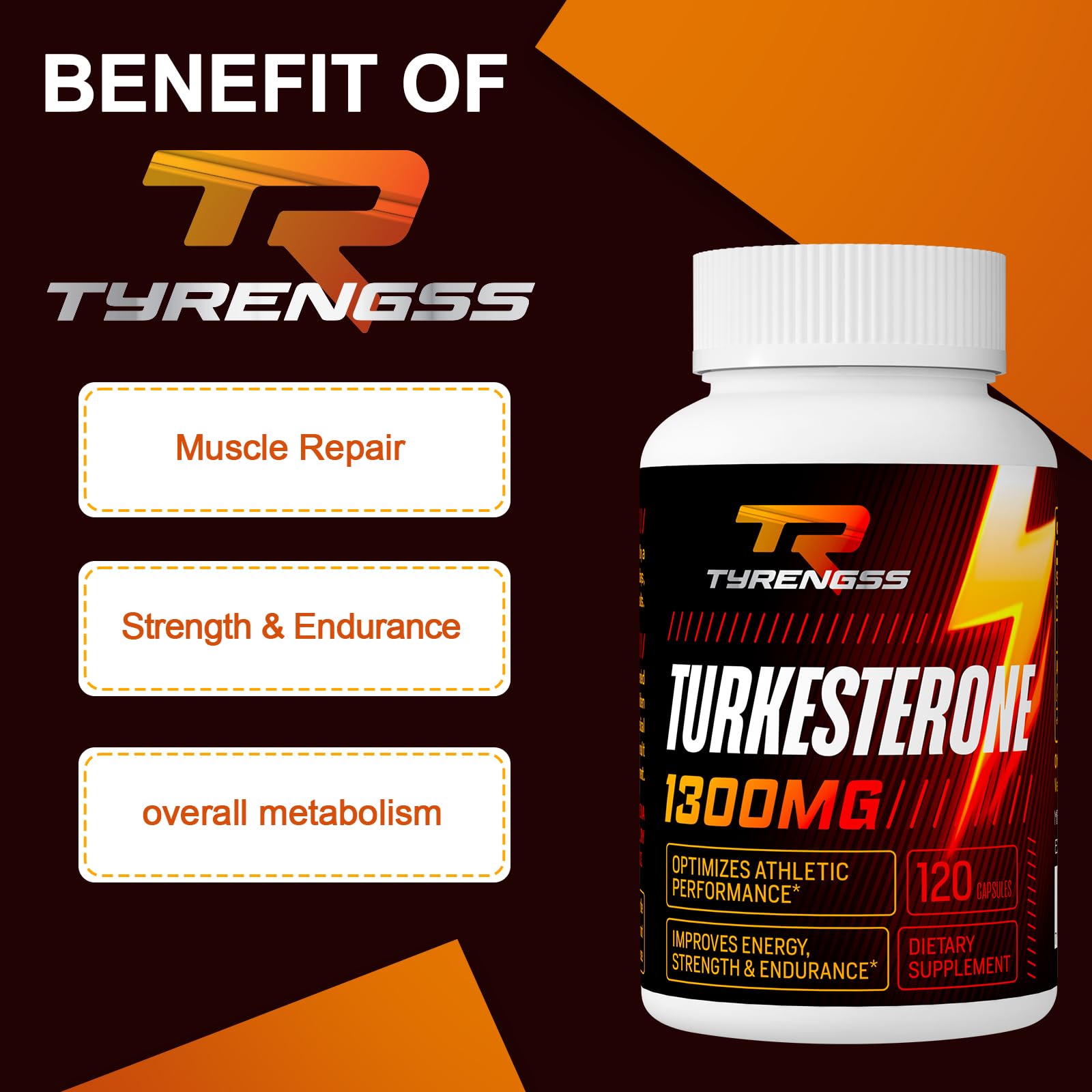 TyRengss bottle beside workout gear suggests workout-ready supplement