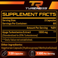 TyRengss Turkesterone capsules close-up for muscle endurance