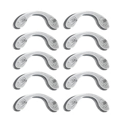 Close-up of U-shaped silicone eyeglasses nose pad