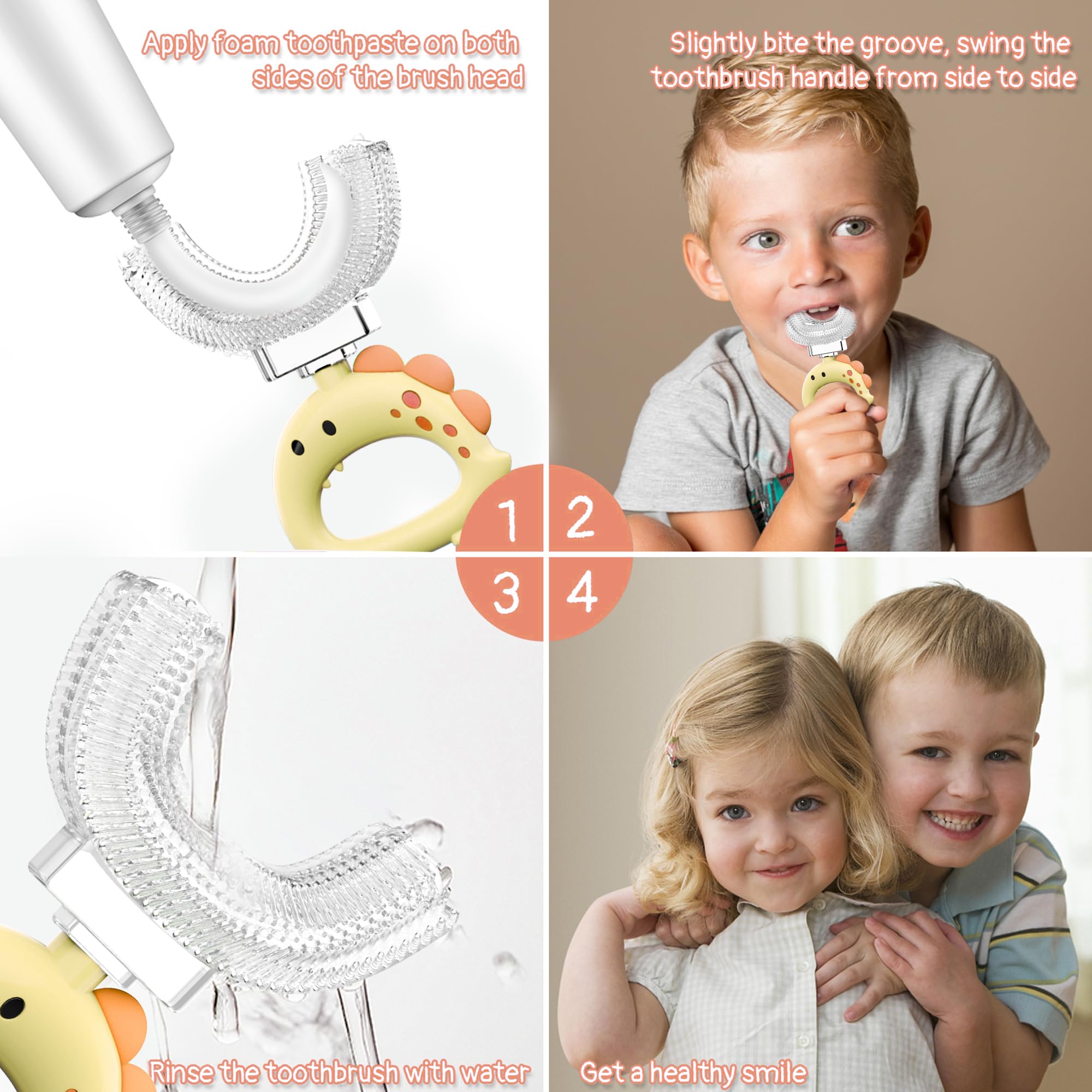 Soft silicone material safe for toddlers 2-12