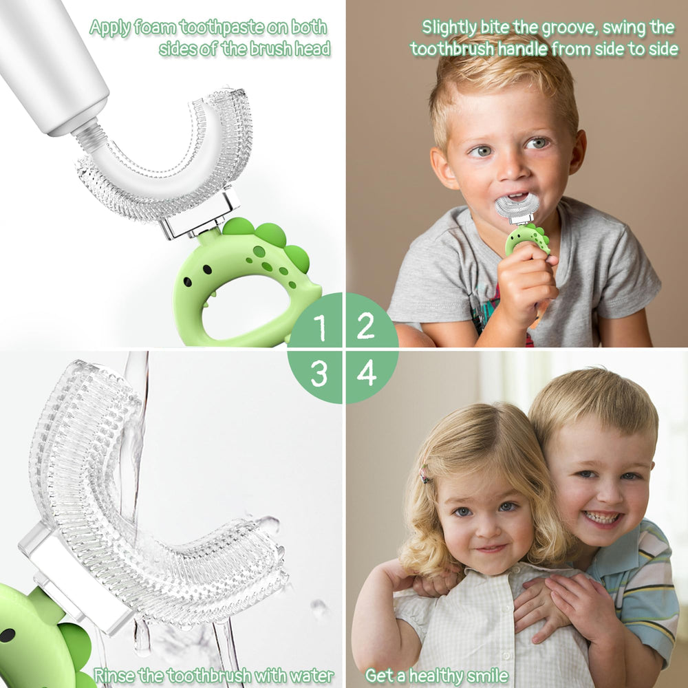 Two-pack green toothbrush packaging