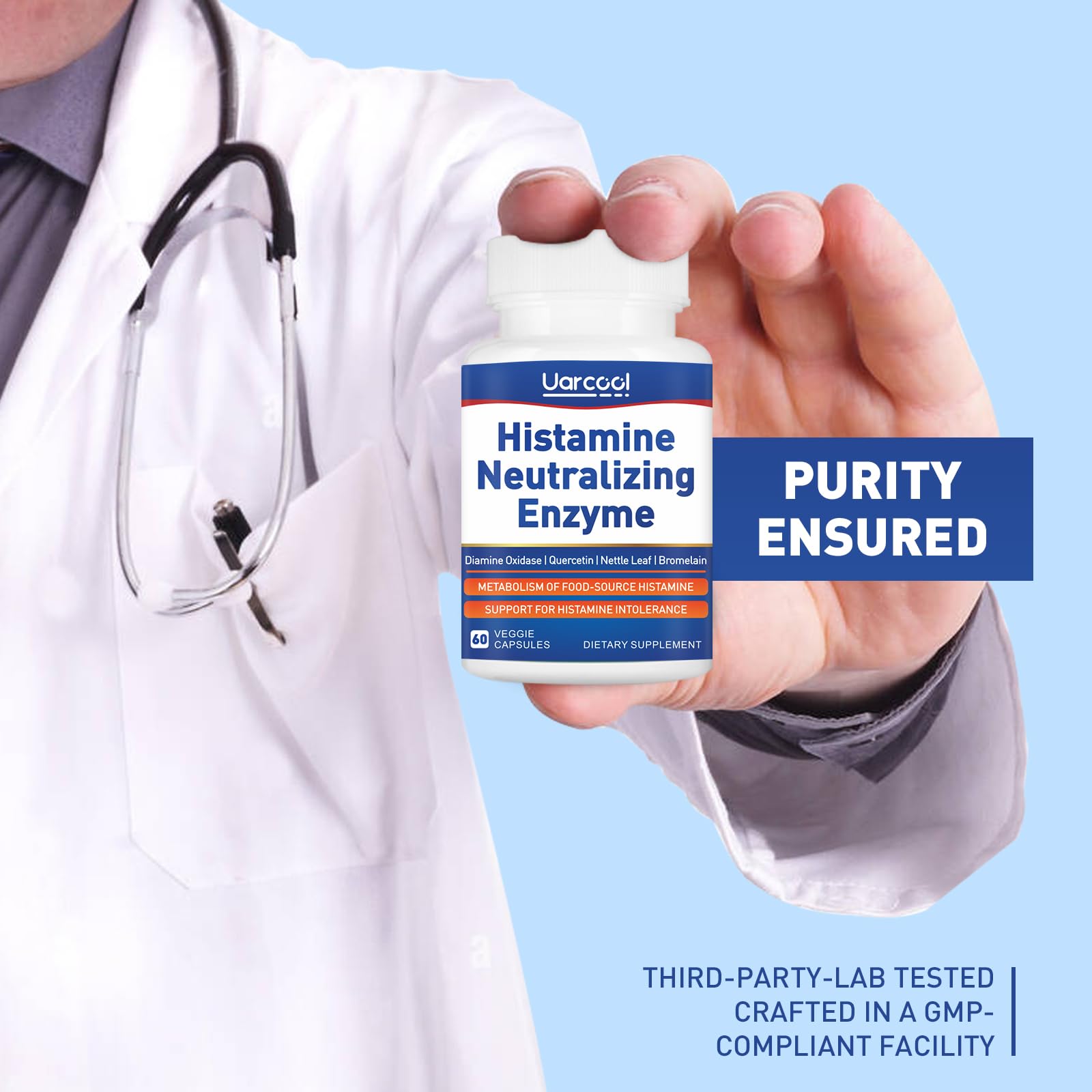 Digestive support concept image for DAO enzyme supplement