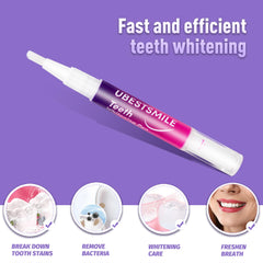 Product packaging with UBestSmile whitening pens
