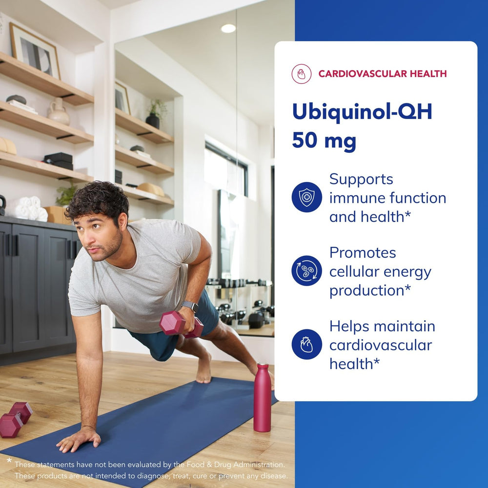Ubiquinol-QH 50 mg softgel capsules