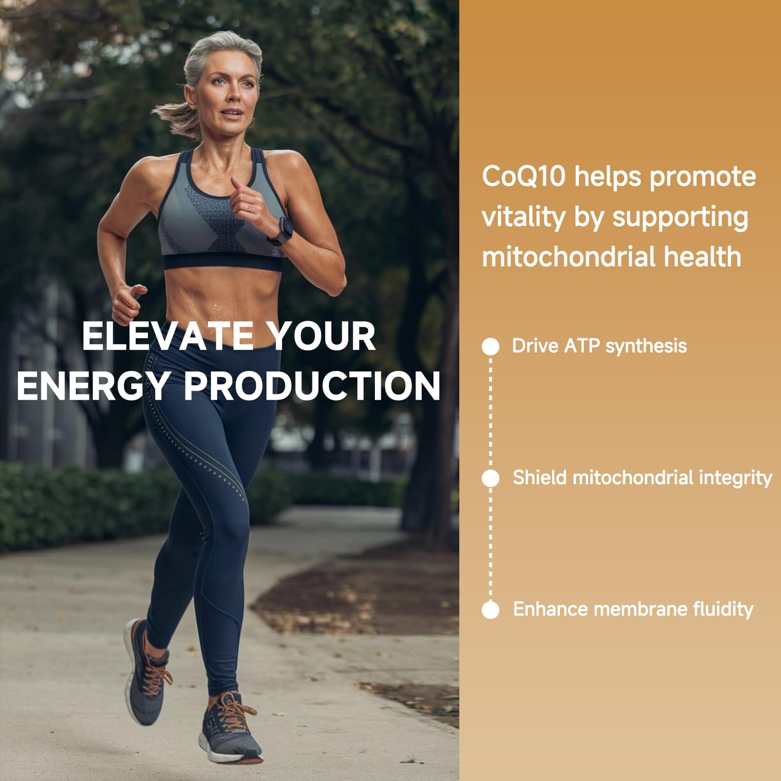 Heart health support from Ubiquinol CoQ10 200mg softgels