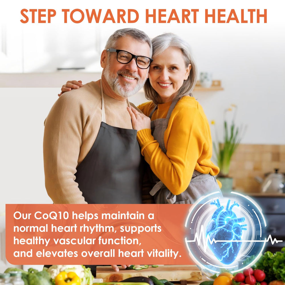 Ubiquinol CoQ10 300mg softgels blended with ALA and Turmeric