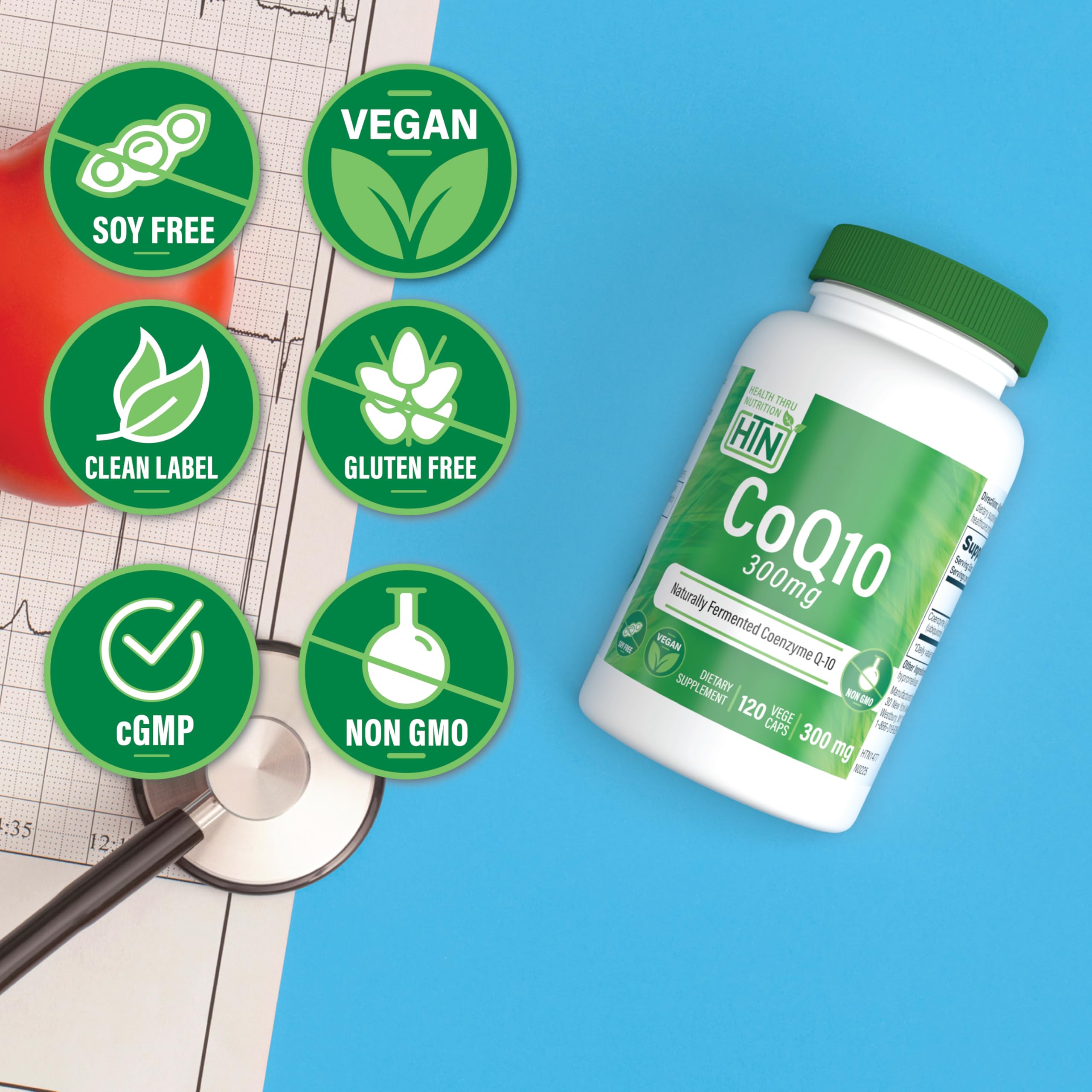 Diagram showing ubiquinone converting to ubiquinol