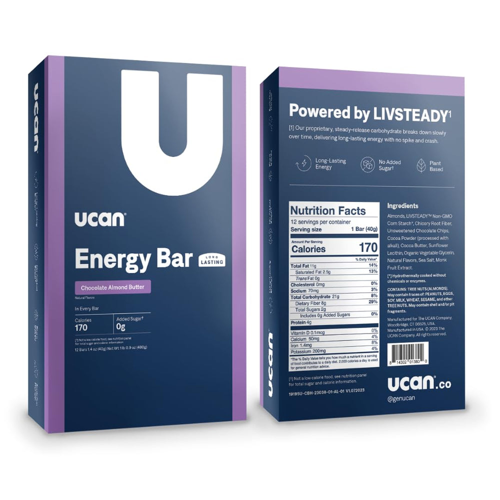 UCAN Energy Bars athlete snack close up ready for runs and rides