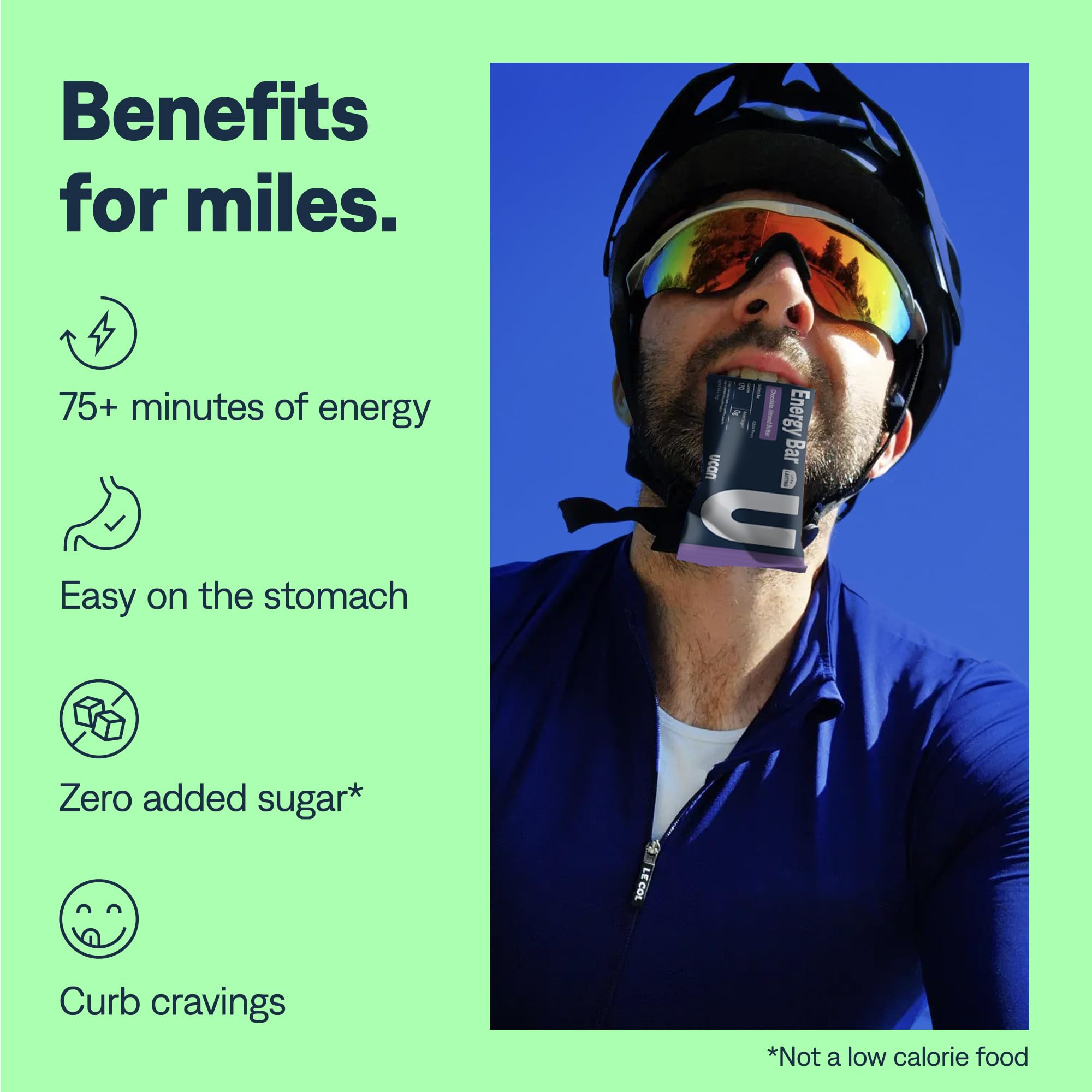 UCAN Energy Bars close up texture chocolate almond butter detail