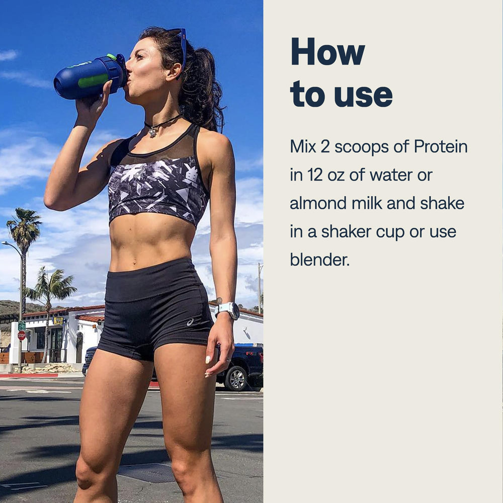 UCAN Energy + Whey glass shaker mixing a smooth shake with minimal GI distress.