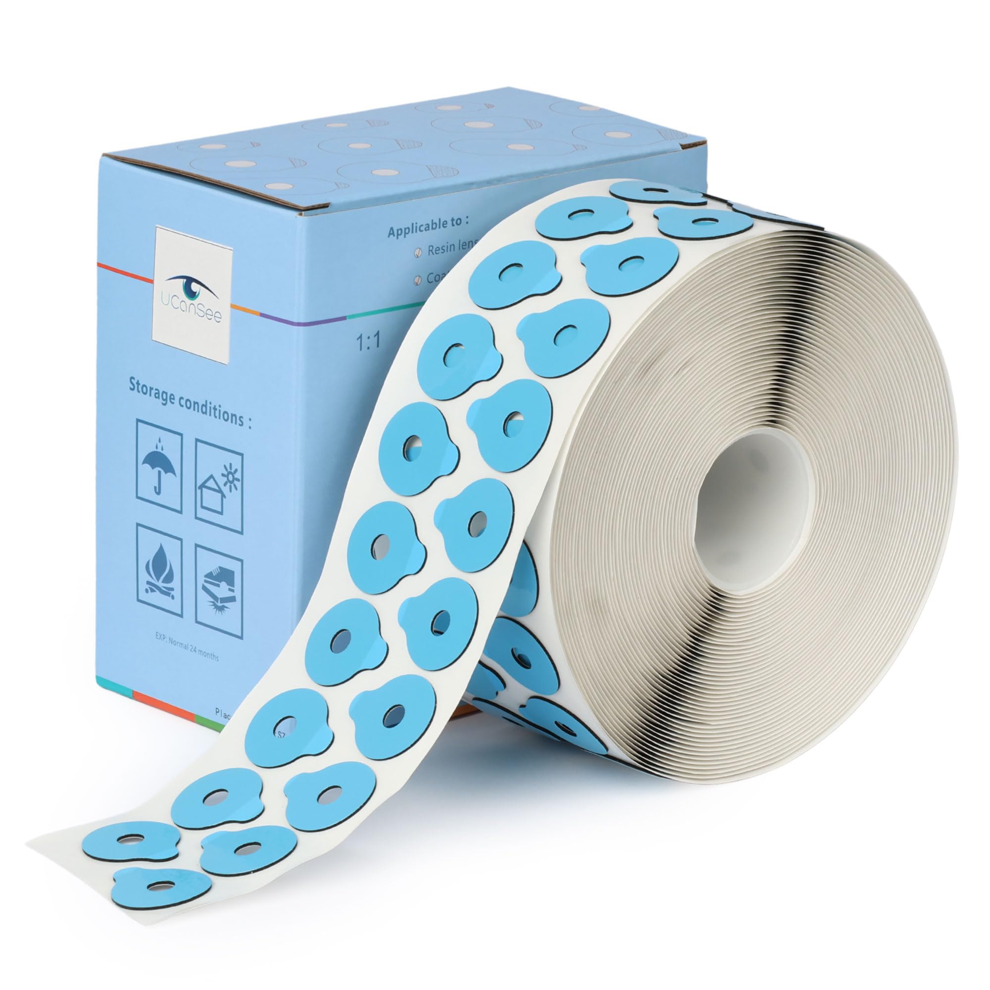 Package of UCanSee 1000pcs optical lens edging anti-slip sticks